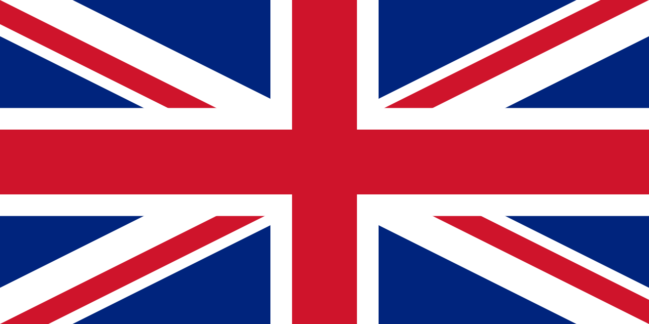 Union Flag of United Kingdom of Great Britain and Northern Ireland